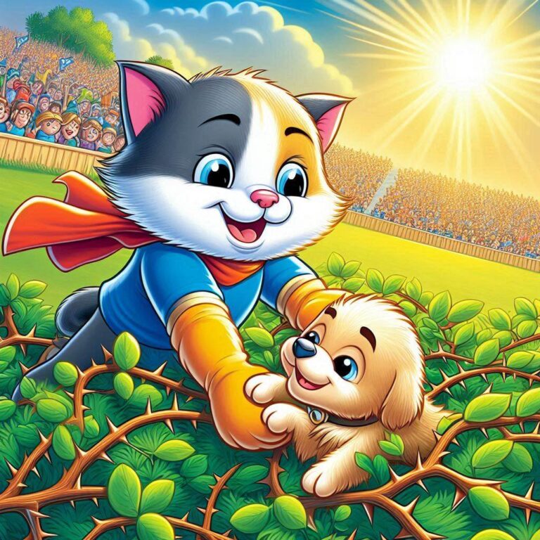 Read more about the article The Heroic Cat and the Rescued Pup