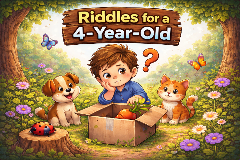 Read more about the article Riddles for a 4-year-old