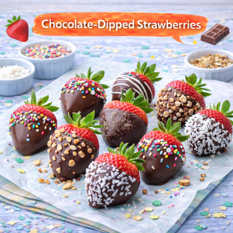 Read more about the article <span style="color: red; font-weight: bold;">New! </span>🍓 Chocolate-Dipped Strawberries
