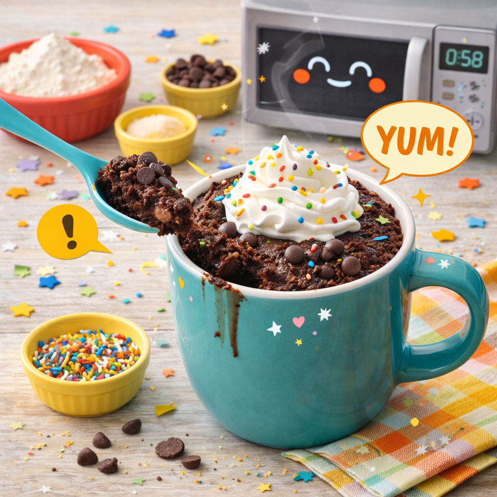You are currently viewing <span style="color: red; font-weight: bold;">New! </span>🍫 Chocolate Mug Cake