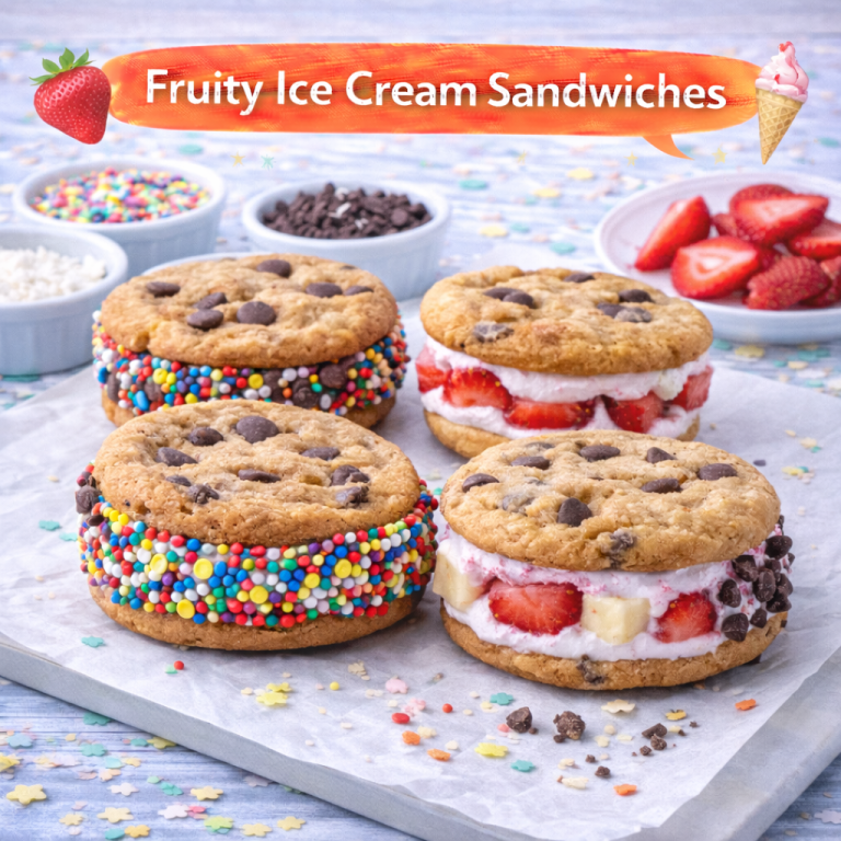 Read more about the article <span style="color: red; font-weight: bold;">New! </span>🍦 Fruity Ice Cream Sandwiches