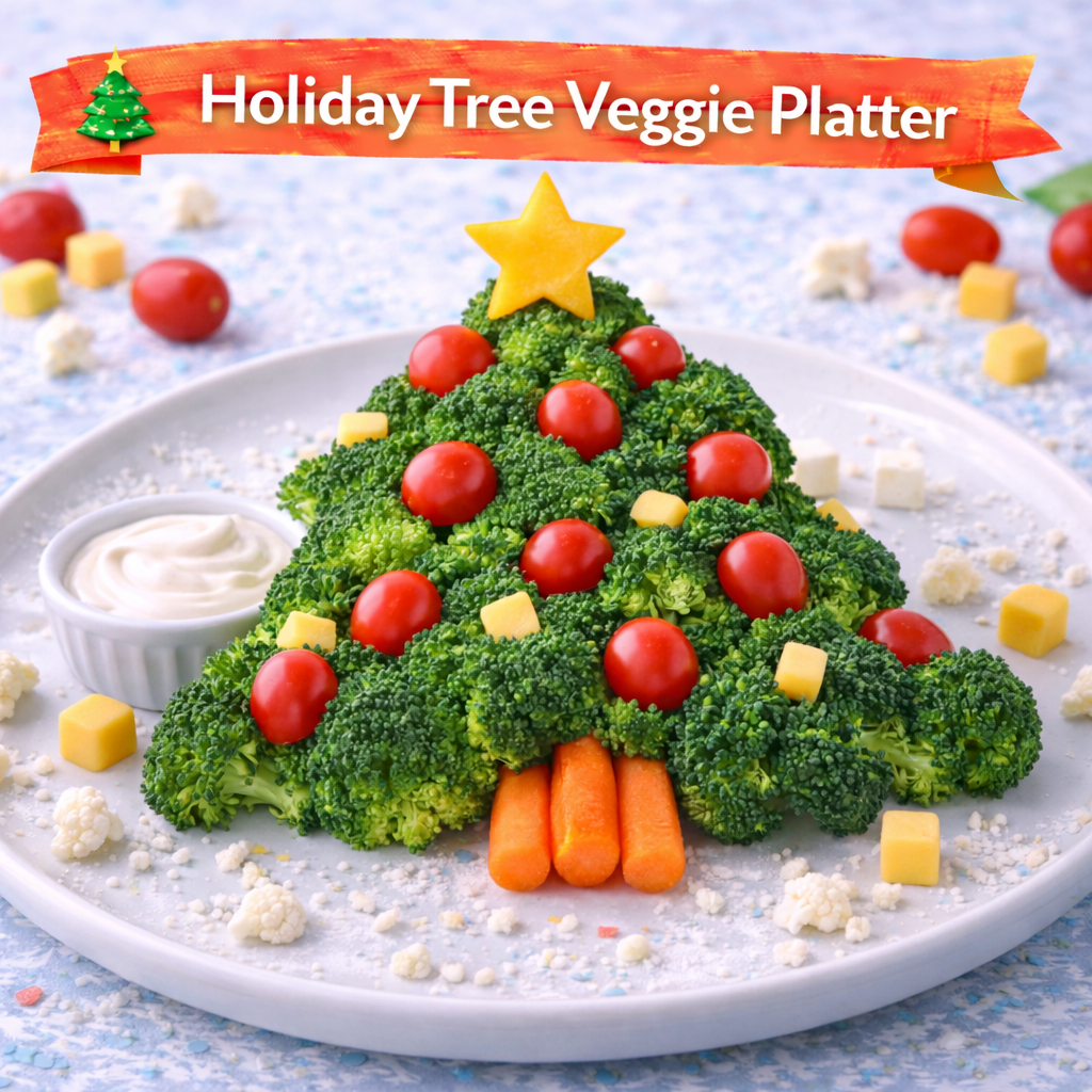 Holiday Tree Veggie Platter