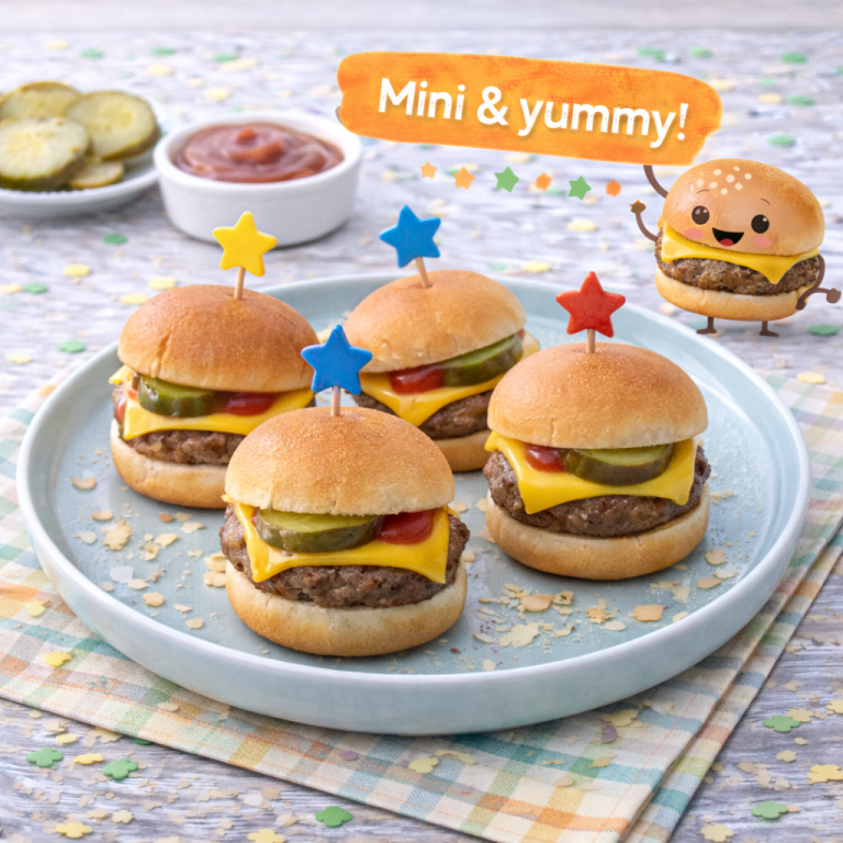 Read more about the article <span style="color: red; font-weight: bold;">New! </span>🍔 Mini Cheeseburger Sliders