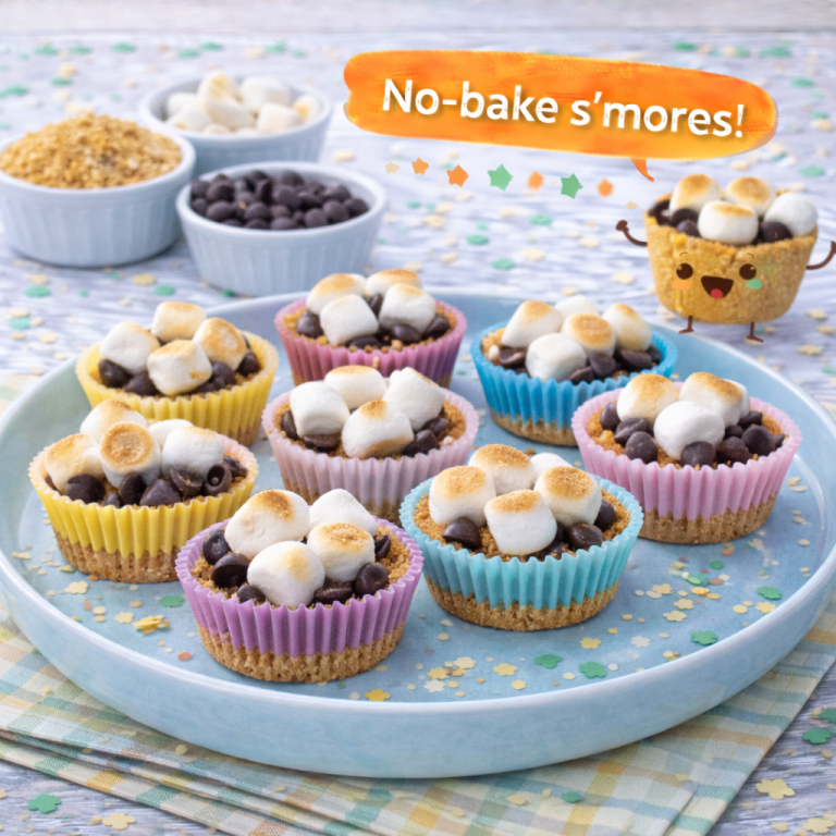 Read more about the article <span style="color: red; font-weight: bold;">New! </span>🍫🔥 No-Bake S’mores Cups