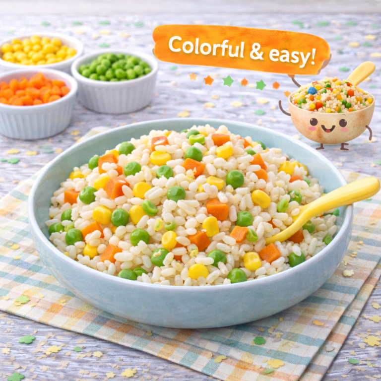 Read more about the article <span style="color: red; font-weight: bold;">New! </span>🌈 Rainbow Fried Rice