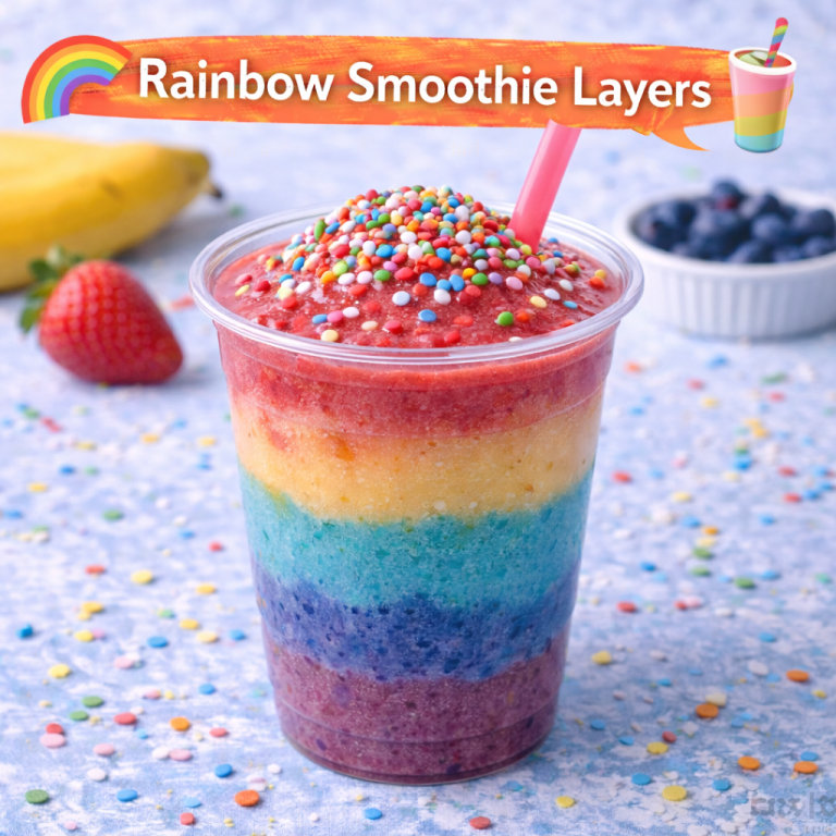 Read more about the article <span style="color: red; font-weight: bold;">New! </span>🌈 Rainbow Smoothie Layers