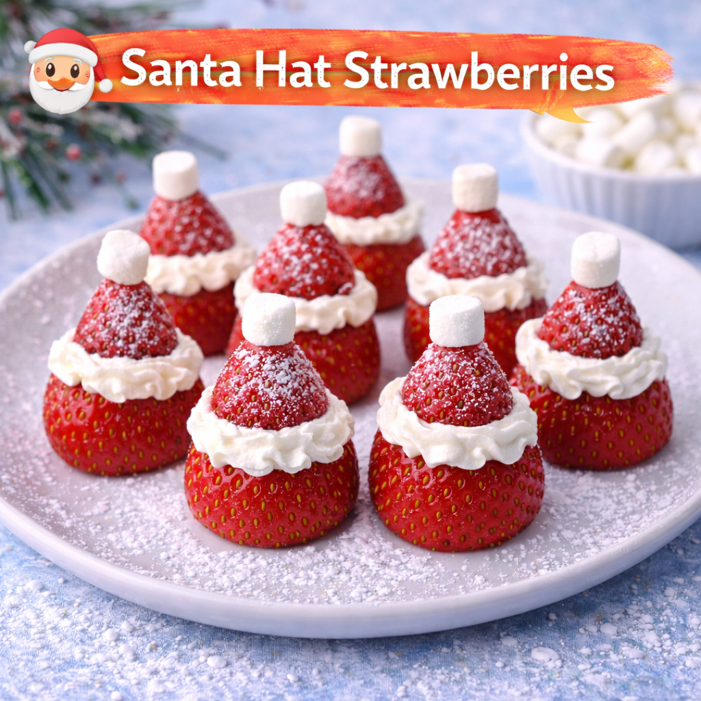 Santa Hat Strawberries