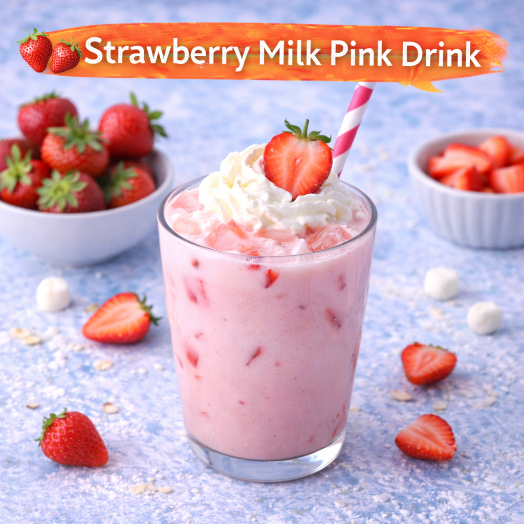 You are currently viewing <span style="color: red; font-weight: bold;">New! </span>💗 Strawberry Milk Pink Drink