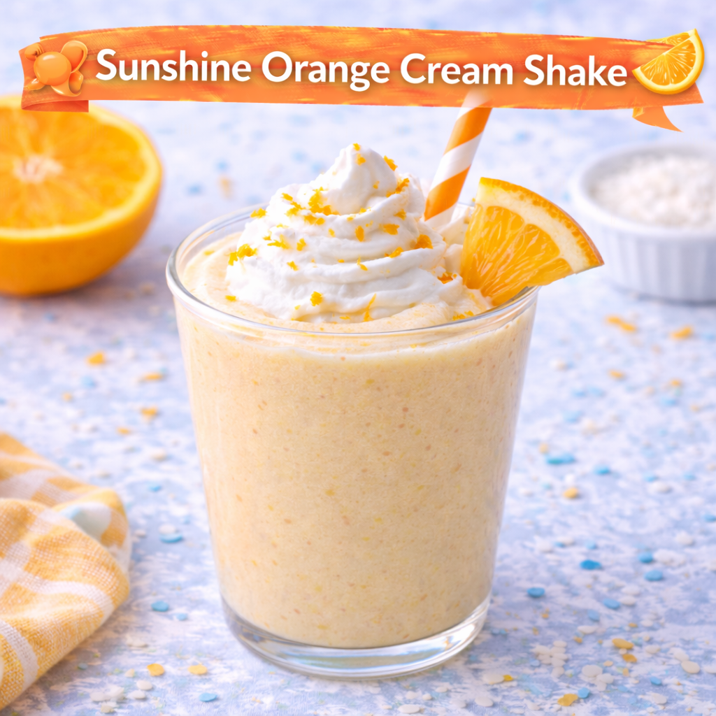 Sunshine Orange Cream Shake