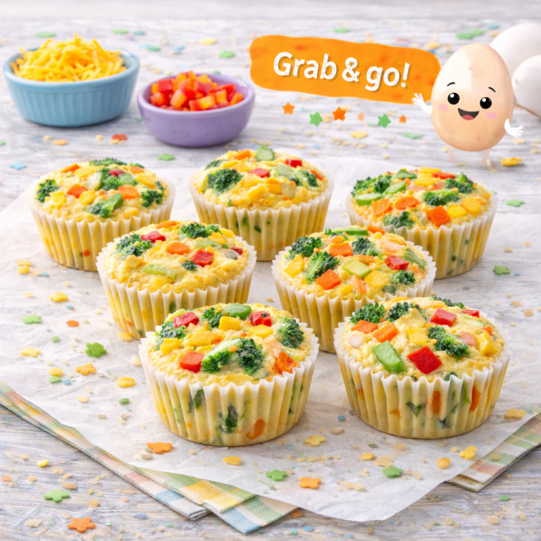 Read more about the article <span style="color: red; font-weight: bold;">New! </span>🧁 Veggie Omelet Muffins