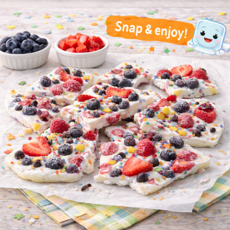 Read more about the article <span style="color: red; font-weight: bold;">New! </span>❄️ Yogurt & Berry Bark