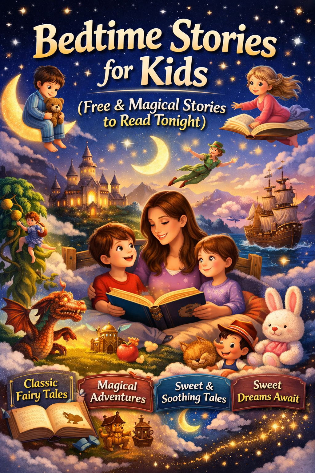 You are currently viewing <span style="color: red; font-weight: bold;">New! </span>Bedtime Stories for Kids (Free & Magical Stories to Read Tonight)