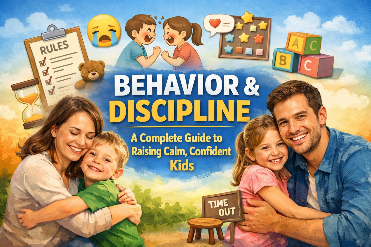 You are currently viewing <span style="color: red; font-weight: bold;">New! </span>Behavior & Discipline: A Complete Guide to Raising Calm, Confident Kids