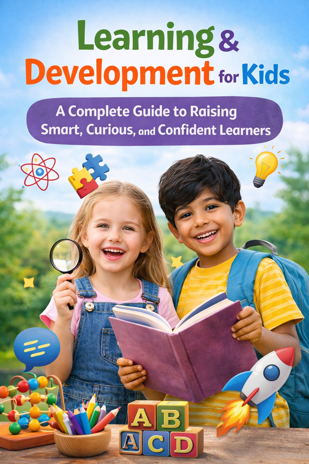You are currently viewing <span style="color: red; font-weight: bold;">New! </span>Learning & Development for Kids: A Complete Guide to Raising Smart, Curious, and Confident Learners
