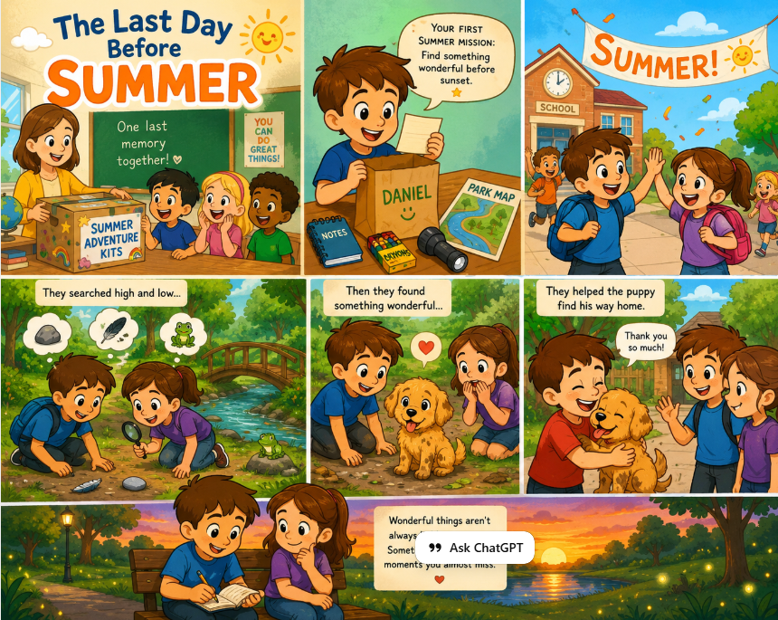 You are currently viewing <span style="color: red; font-weight: bold;">New! </span>The Last Day Before Summer
