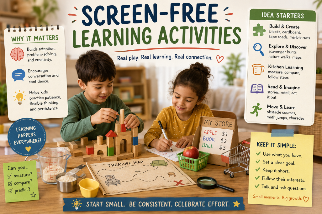 You are currently viewing Screen-Free Learning Activities