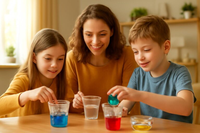 Read more about the article <span style="color: red; font-weight: bold;">New! </span>Simple Science Activities at Home
