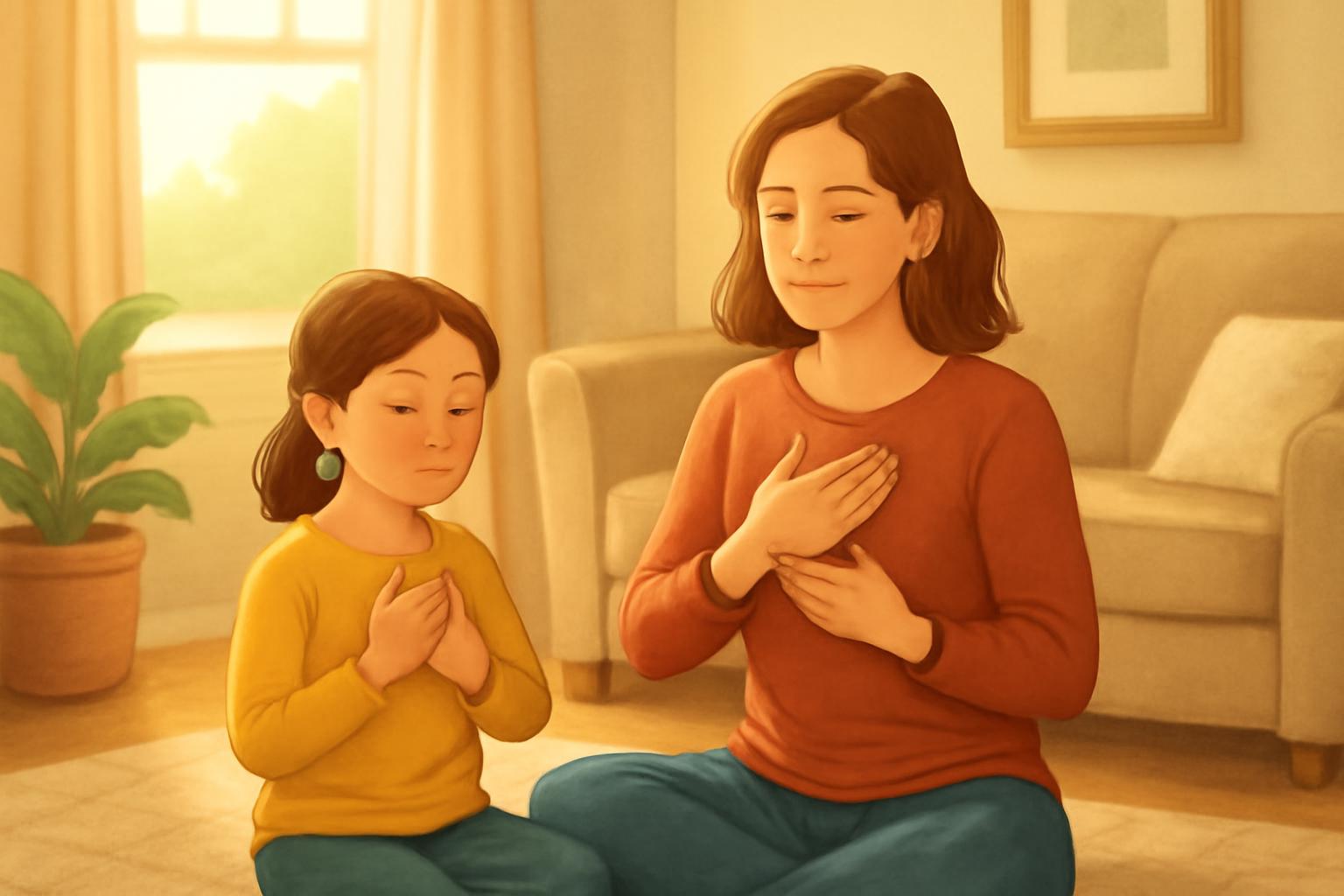 You are currently viewing <span style="color: red; font-weight: bold;">New! </span>Teaching Kids Mindfulness in Simple Ways