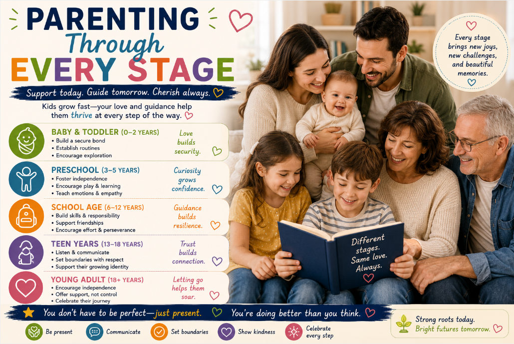 You are currently viewing <span style="color: red; font-weight: bold;">New! </span>Parenting Through Every Stage