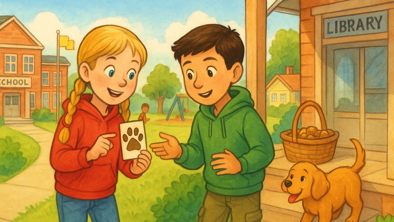 You are currently viewing <span style="color: red; font-weight: bold;">New! </span>Chapter 3: The Paw Print Bookmark